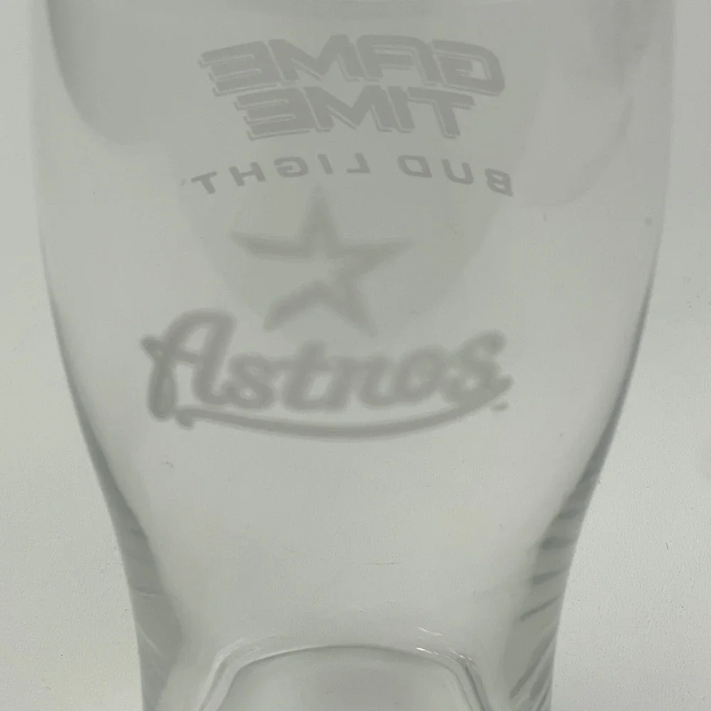 Houston Astros Pint Glass SGA Budweiser Beer Cup Mug MLB‎ Baseball